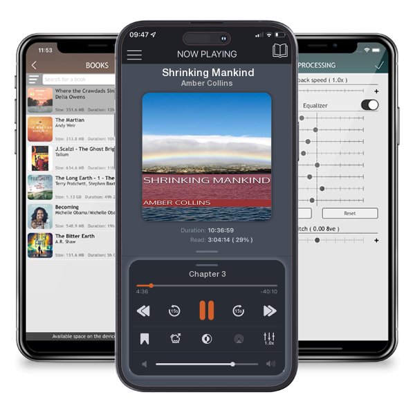 Download fo free audiobook Shrinking Mankind by Amber Collins and listen anywhere on your iOS devices in the ListenBook app.