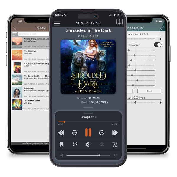Download fo free audiobook Shrouded in the Dark by Aspen Black and listen anywhere on your iOS devices in the ListenBook app.