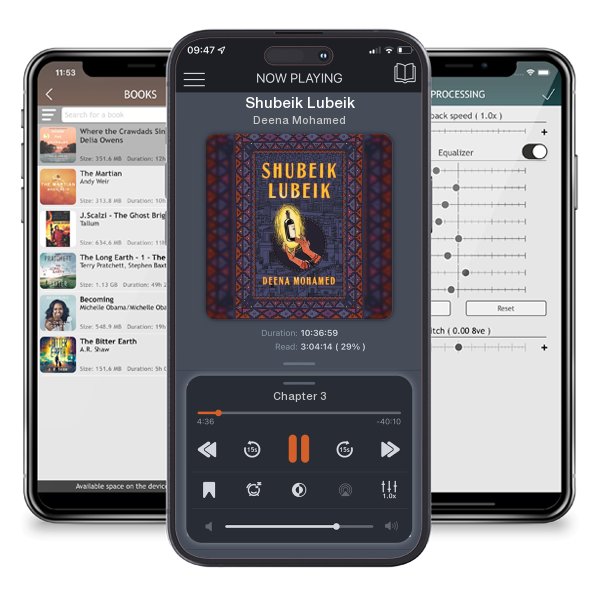 Download fo free audiobook Shubeik Lubeik by Deena Mohamed and listen anywhere on your iOS devices in the ListenBook app.