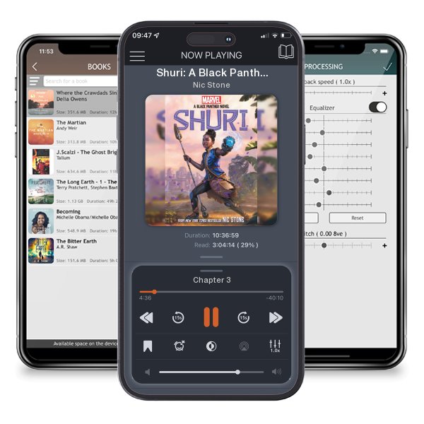 Download fo free audiobook Shuri: A Black Panther Novel #1 by Nic Stone and listen anywhere on your iOS devices in the ListenBook app.