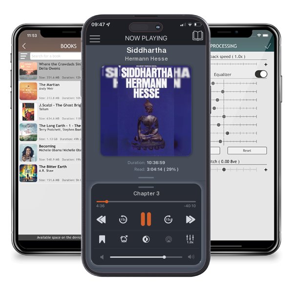 Download fo free audiobook Siddhartha by Hermann Hesse and listen anywhere on your iOS devices in the ListenBook app.
