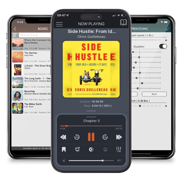 Download fo free audiobook Side Hustle: From Idea to Income in 27 Days by Chris Guillebeau and listen anywhere on your iOS devices in the ListenBook app.