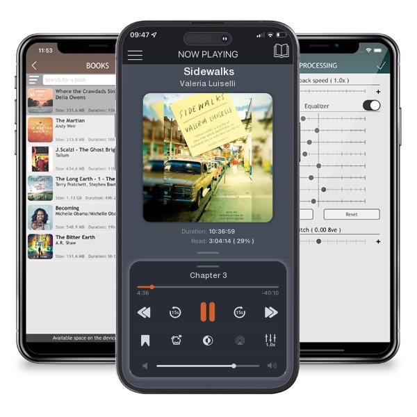 Download fo free audiobook Sidewalks by Valeria Luiselli and listen anywhere on your iOS devices in the ListenBook app.