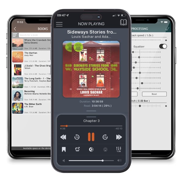 Download fo free audiobook Sideways Stories from Wayside School by Louis Sachar and Adam McCauley and listen anywhere on your iOS devices in the ListenBook app.