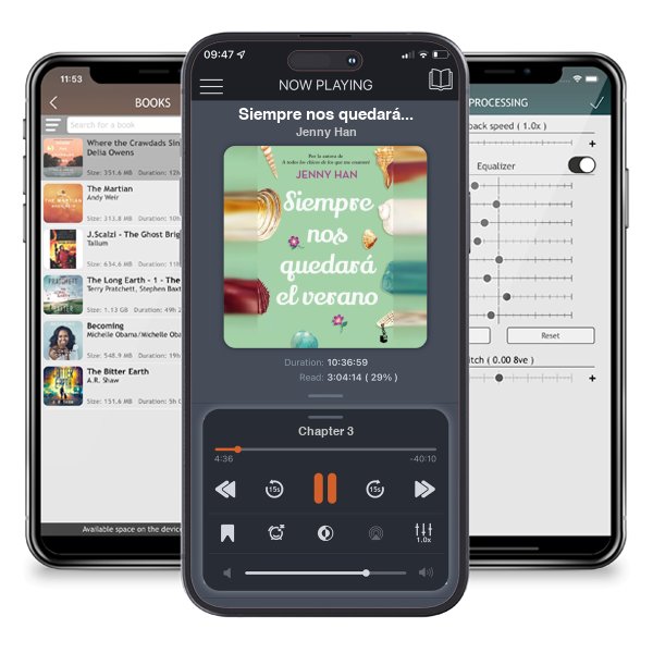 Descargar audiolibro gratis Siempre nos quedará el verano / We'll Always Have Summer by Jenny Han y escuchar en cualquier lugar en sus dispositivos iOS en la aplicación ListenBook.