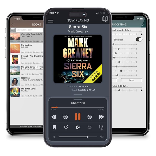 Download fo free audiobook Sierra Six by Mark Greaney and listen anywhere on your iOS devices in the ListenBook app.