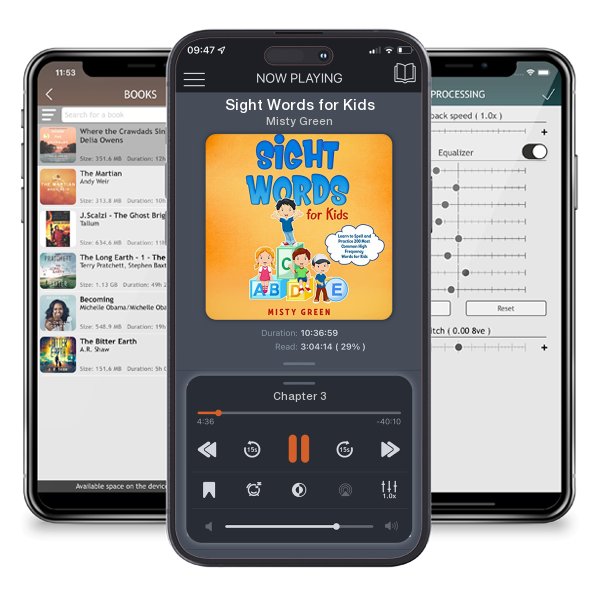 Download fo free audiobook Sight Words for Kids by Misty Green and listen anywhere on your iOS devices in the ListenBook app.