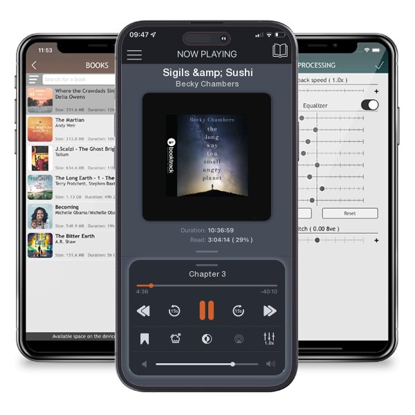 Download fo free audiobook Sigils & Sushi by Becky Chambers and listen anywhere on your iOS devices in the ListenBook app.