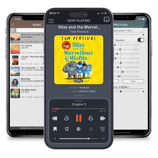 Download fo free audiobook Silas and the Marvellous Misfits by Tom Percival and listen anywhere on your iOS devices in the ListenBook app.