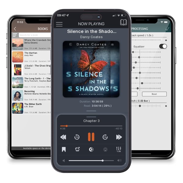 Download fo free audiobook Silence in the Shadows by Darcy Coates and listen anywhere on your iOS devices in the ListenBook app.