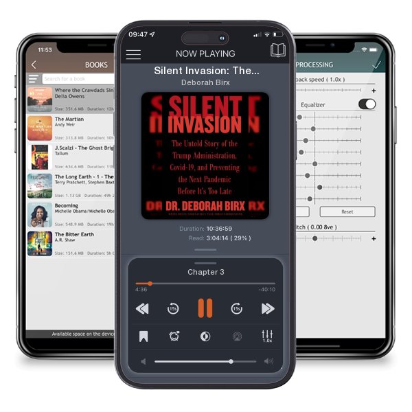 Download fo free audiobook Silent Invasion: The Untold Story of the Trump... by Deborah Birx and listen anywhere on your iOS devices in the ListenBook app.