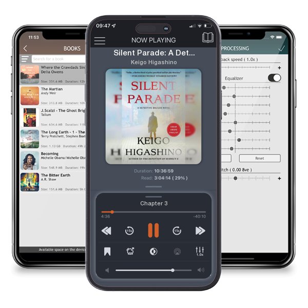 Download fo free audiobook Silent Parade: A Detective Galileo Novel by Keigo Higashino and listen anywhere on your iOS devices in the ListenBook app.