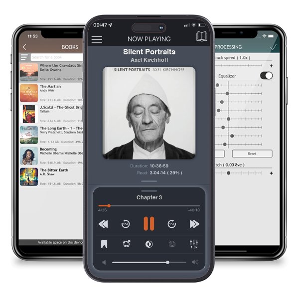 Download fo free audiobook Silent Portraits by Axel Kirchhoff and listen anywhere on your iOS devices in the ListenBook app.