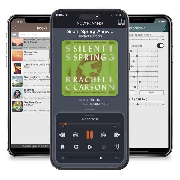 Download fo free audiobook Silent Spring (Anniversary) by Rachel Carson and listen anywhere on your iOS devices in the ListenBook app.
