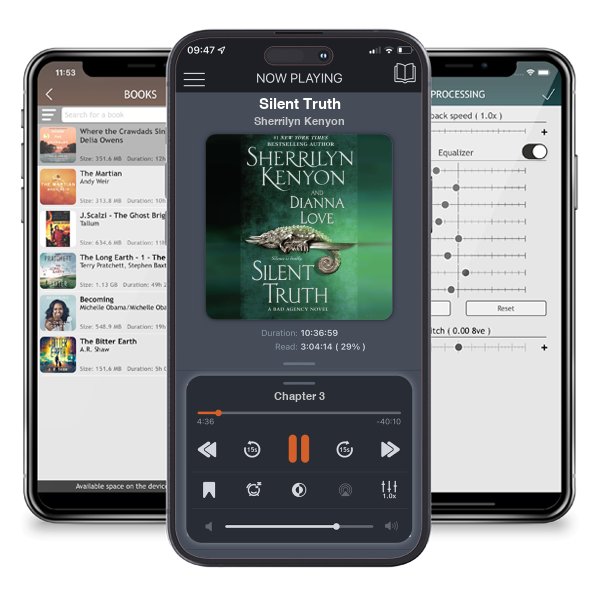 Download fo free audiobook Silent Truth by Sherrilyn Kenyon and listen anywhere on your iOS devices in the ListenBook app.