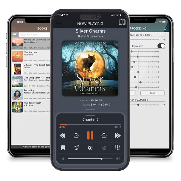 Download fo free audiobook Silver Charms by Kate Moseman and listen anywhere on your iOS devices in the ListenBook app.