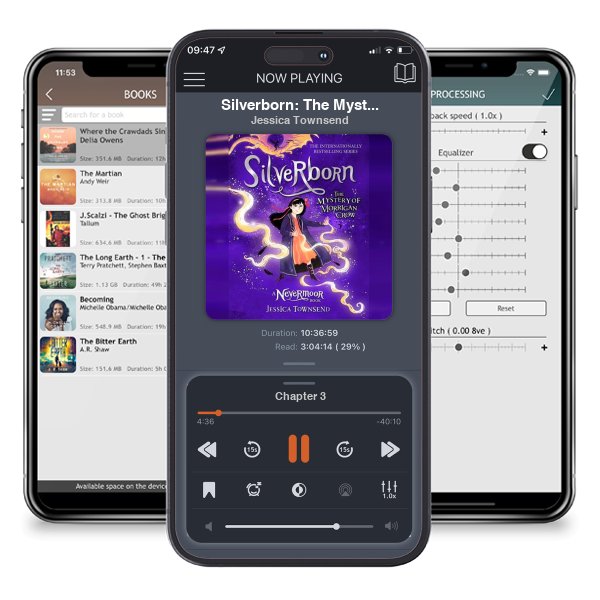 Download fo free audiobook Silverborn: The Mystery of Morrigan Crow (Nevermoor #4) by Jessica Townsend and listen anywhere on your iOS devices in the ListenBook app.
