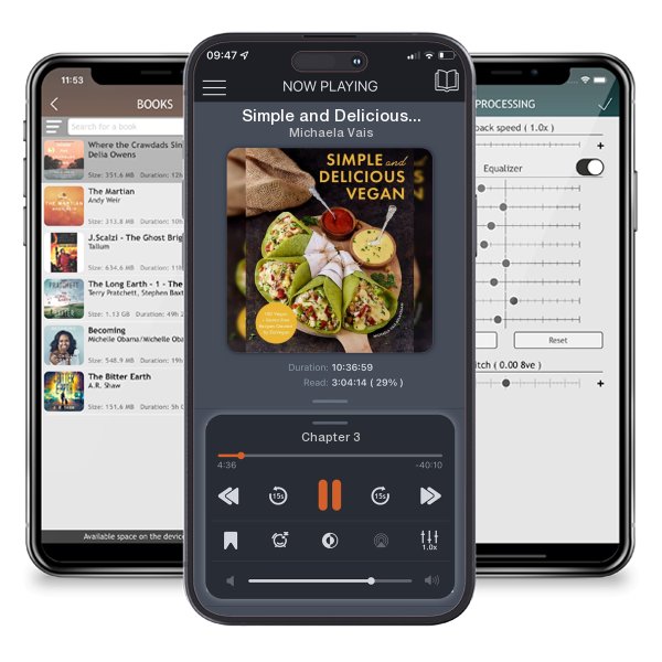 Download fo free audiobook Simple and Delicious Vegan: 100 Vegan and Gluten-Free Recipes... by Michaela Vais and listen anywhere on your iOS devices in the ListenBook app.