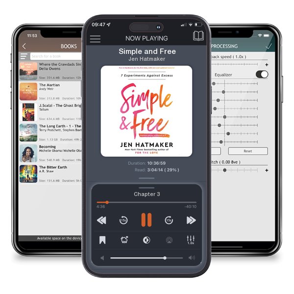 Download fo free audiobook Simple and Free by Jen Hatmaker and listen anywhere on your iOS devices in the ListenBook app.