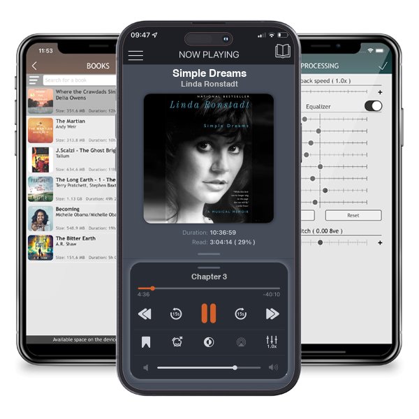 Download fo free audiobook Simple Dreams by Linda Ronstadt and listen anywhere on your iOS devices in the ListenBook app.