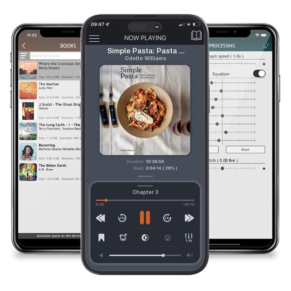 Download fo free audiobook Simple Pasta: Pasta Made Easy. Life Made Better. [A Cookbook] by Odette Williams and listen anywhere on your iOS devices in the ListenBook app.