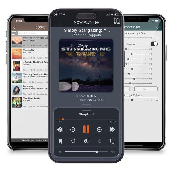 Download fo free audiobook Simply Stargazing: Your Guide to the Stars, Moon, and Night Sky (Adventure Quick Guides) (Spiral) by Jonathan Poppele and listen anywhere on your iOS devices in the ListenBook app.