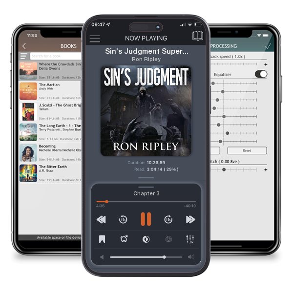Download fo free audiobook Sin's Judgment Supernatural Horror with Scary Ghosts & Haunted Houses by Ron Ripley and listen anywhere on your iOS devices in the ListenBook app.