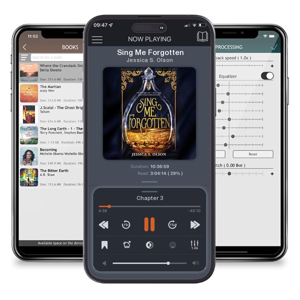 Download fo free audiobook Sing Me Forgotten by Jessica S. Olson and listen anywhere on your iOS devices in the ListenBook app.