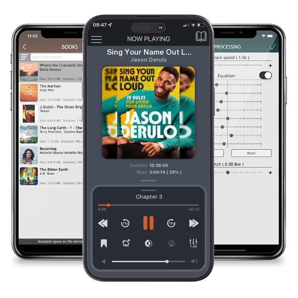 Download fo free audiobook Sing Your Name Out Loud: 15 Rules for Living Your Dream by Jason Derulo and listen anywhere on your iOS devices in the ListenBook app.