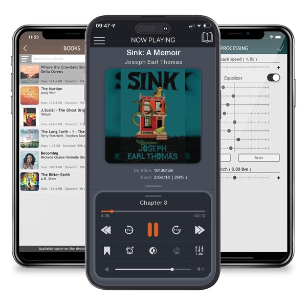 Download fo free audiobook Sink: A Memoir by Joseph Earl Thomas and listen anywhere on your iOS devices in the ListenBook app.