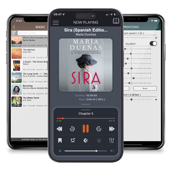 Descargar audiolibro gratis Sira (Spanish Edition) by María Dueñas y escuchar en cualquier lugar en sus dispositivos iOS en la aplicación ListenBook.