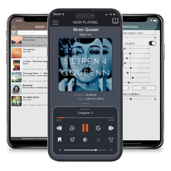 Download fo free audiobook Siren Queen by Nghi Vo and listen anywhere on your iOS devices in the ListenBook app.