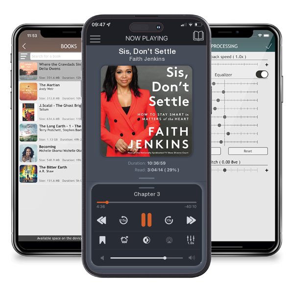 Download fo free audiobook Sis, Don't Settle by Faith Jenkins and listen anywhere on your iOS devices in the ListenBook app.
