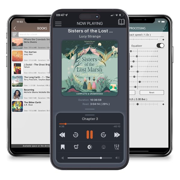Download fo free audiobook Sisters of the Lost Marsh by Lucy Strange and listen anywhere on your iOS devices in the ListenBook app.