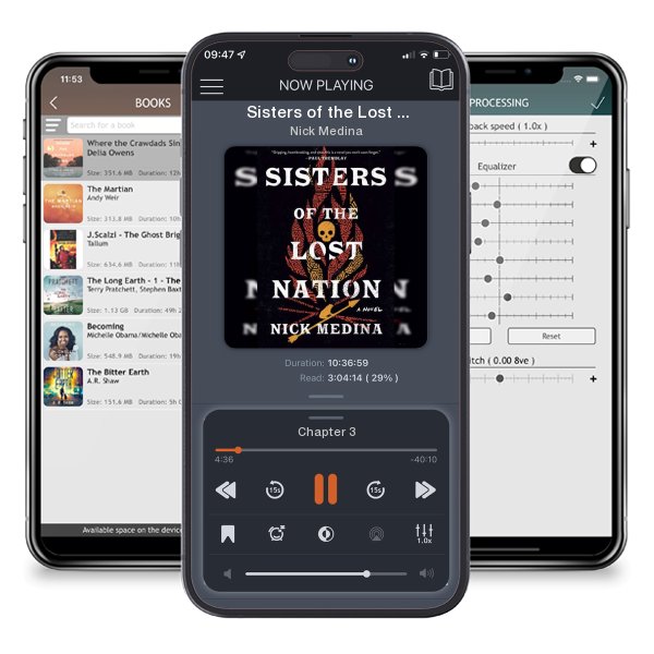 Download fo free audiobook Sisters of the Lost Nation by Nick Medina and listen anywhere on your iOS devices in the ListenBook app.