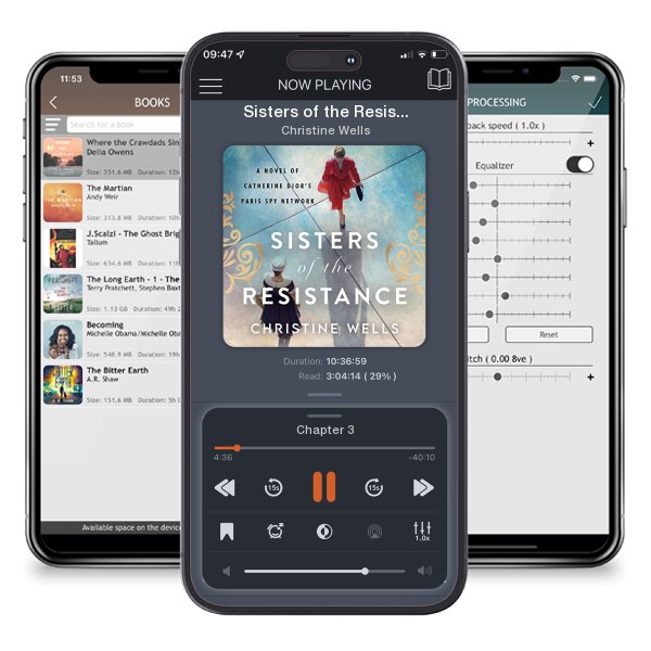 Download fo free audiobook Sisters of the Resistance by Christine Wells and listen anywhere on your iOS devices in the ListenBook app.