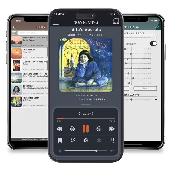 Download fo free audiobook Sitti's Secrets by Naomi Shihab Nye and Nancy Carpenter and listen anywhere on your iOS devices in the ListenBook app.