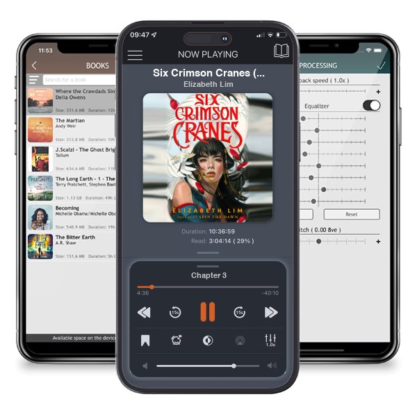 Download fo free audiobook Six Crimson Cranes (Six Crimson Cranes, #1) by Elizabeth Lim and listen anywhere on your iOS devices in the ListenBook app.