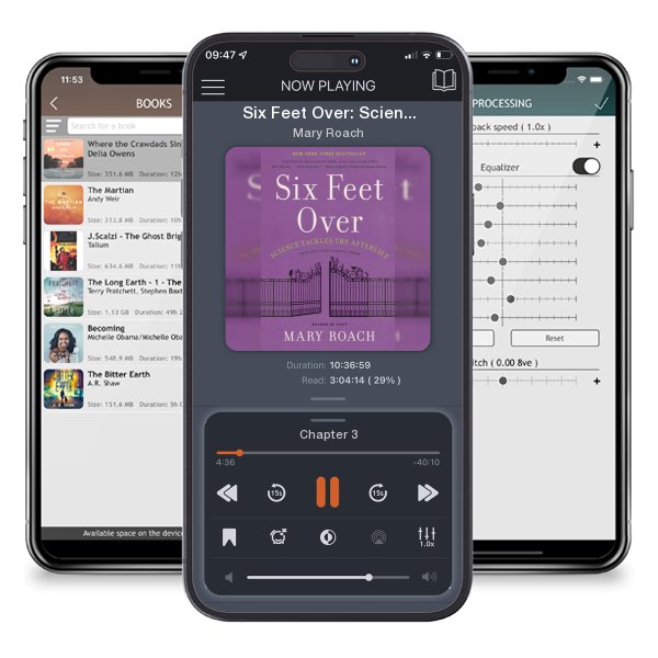 Download fo free audiobook Six Feet Over: Science Tackles the Afterlife by Mary Roach and listen anywhere on your iOS devices in the ListenBook app.