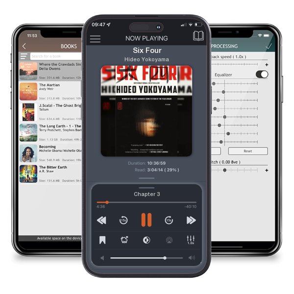 Download fo free audiobook Six Four by Hideo Yokoyama and listen anywhere on your iOS devices in the ListenBook app.