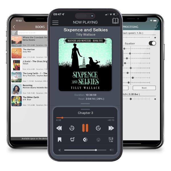 Download fo free audiobook Sixpence and Selkies by Tilly Wallace and listen anywhere on your iOS devices in the ListenBook app.