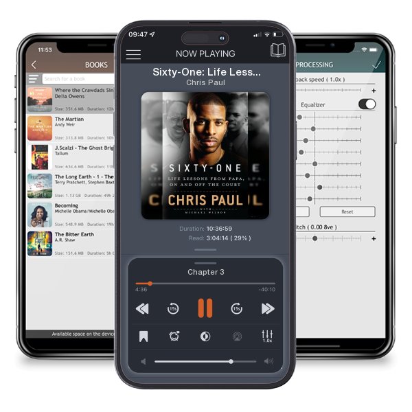 Download fo free audiobook Sixty-One: Life Lessons from Papa, on and Off the Court by Chris Paul and listen anywhere on your iOS devices in the ListenBook app.
