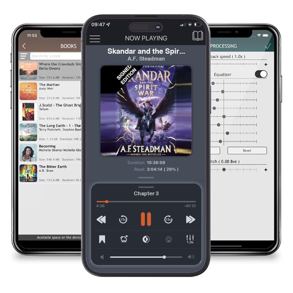 Download fo free audiobook Skandar and the Spirit War: Signed Exclusive Edition - Skandar by A.F. Steadman and listen anywhere on your iOS devices in the ListenBook app.
