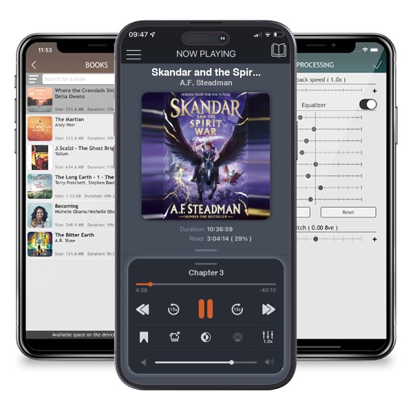 Download fo free audiobook Skandar and the Spirit War Volume 5 - Skandar by A.F. Steadman and listen anywhere on your iOS devices in the ListenBook app.