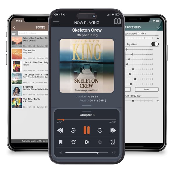 Download fo free audiobook Skeleton Crew by Stephen King and listen anywhere on your iOS devices in the ListenBook app.