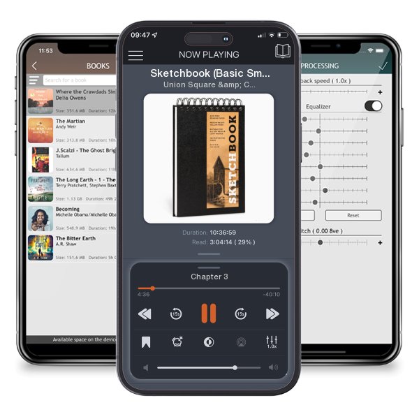 Download fo free audiobook Sketchbook (Basic Small Spiral Fliptop Landscape Black) (Spiral) by Union Square & Co and listen anywhere on your iOS devices in the ListenBook app.