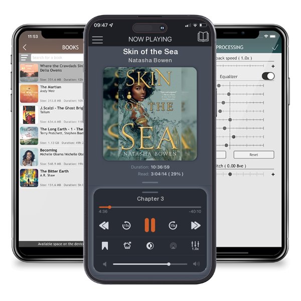 Download fo free audiobook Skin of the Sea by Natasha Bowen and listen anywhere on your iOS devices in the ListenBook app.