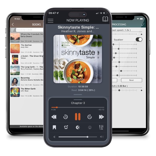 Download fo free audiobook Skinnytaste Simple: Easy, Healthy Recipes with 7 Ingredients... by Heather K. Jones and Gina Homolka and listen anywhere on your iOS devices in the ListenBook app.