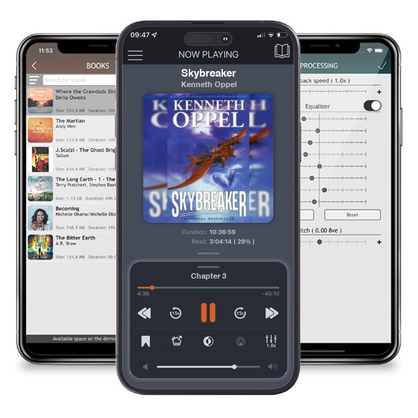 Download fo free audiobook Skybreaker by Kenneth Oppel and listen anywhere on your iOS devices in the ListenBook app.