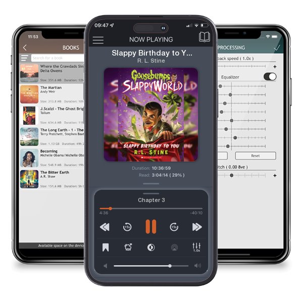 Download fo free audiobook Slappy Birthday to You (Goosebumps SlappyWorld #1) by R. L. Stine and listen anywhere on your iOS devices in the ListenBook app.